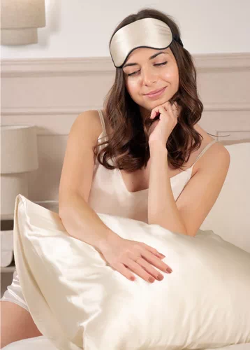 Taie d oreiller en soie menu