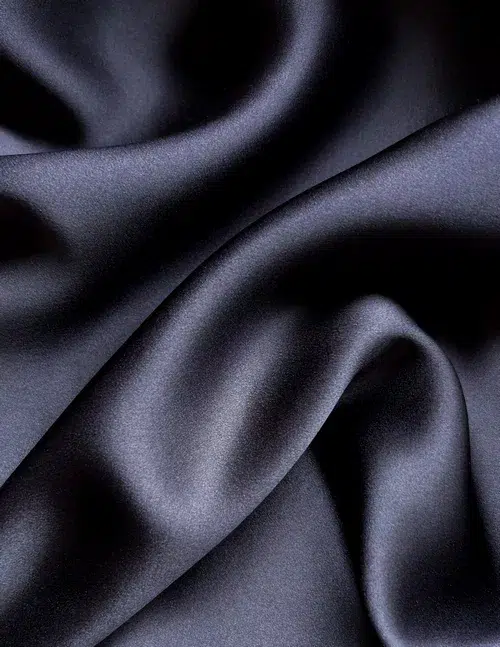 navy blue silk satin