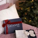 Idée cadeau de noël coffret soie champagne