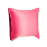 taie oreiller en soie 65x65 corail