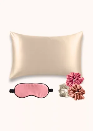 coffret cadeau taie d oreiller en soie star academy rose