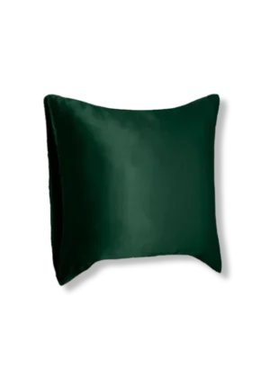 taie d'oreiller soie 65x65 vert sapin