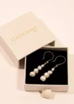 boucles d'oreilles perles d'eau douce naturelles