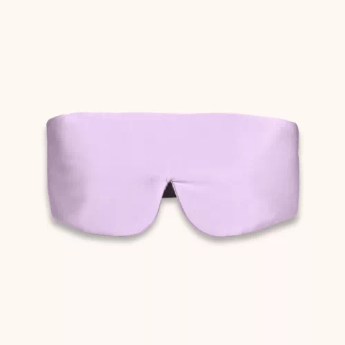 Masque en soie violet lilas réglable Gaïanne Paris