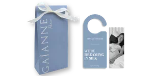 masque de nuit en soie bandeau packaging