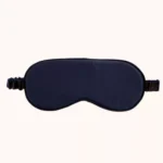 Masque sommeil soie bleu nuit