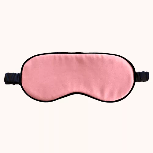 Masque de sommeil soie bois de rose, douceur peau