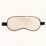 Masque de sommeil champagne en soie française