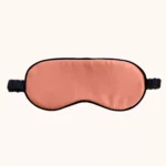 Masque de sommeil terracotta en soie naturelle