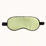 Masque de sommeil vert amande en soie