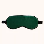 masque de nuit en soie vert sapin