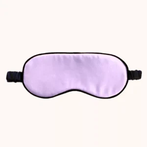 Masque en soie violet lilas pour la nuit