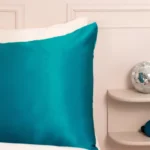 aie en soie bleu canard homme soin peau et cheveux