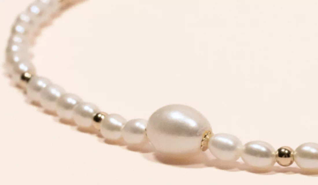 Collier pour femme avec perles de culture