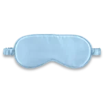 Masque de nuit en soie bleu ciel