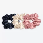 Lot de 3 chouchous en soie