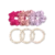 Grands : Rose Fuchsia, Bois de Rose, Lilas · Fins : Champagne