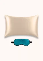 coffret cadeau taie d oreiller en soie star academy bleu