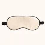 Masque de sommeil champagne en soie française