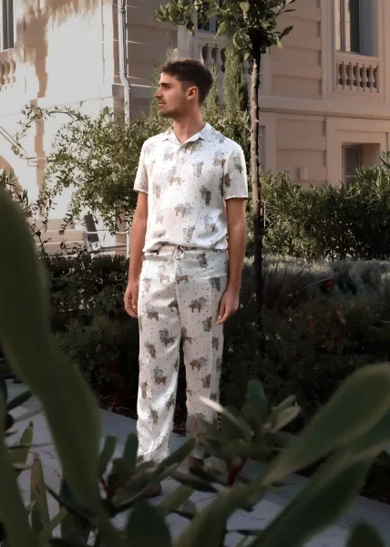 Men's satin luxury pajama pants